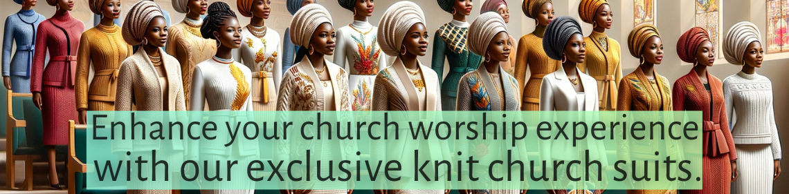 Enhance your church worship experience with our exclusive knit church suits